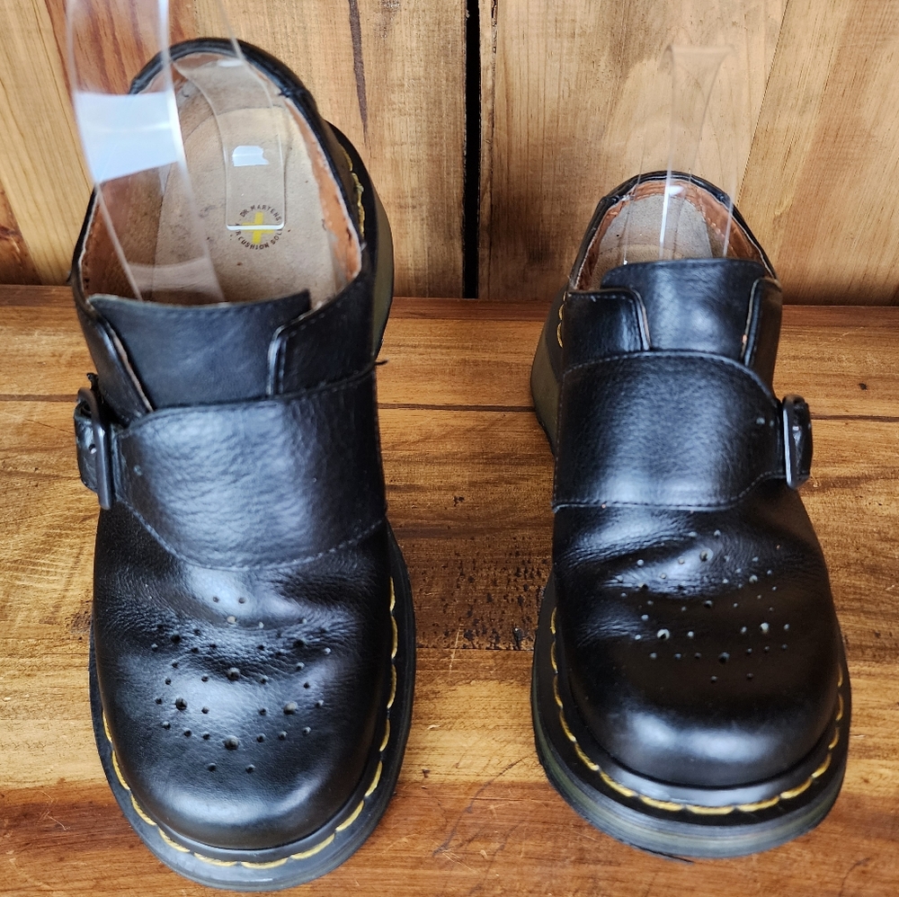 Dr. Martens 3B62 Vintage Wedge Monk Shoe - Picture 2 of 12